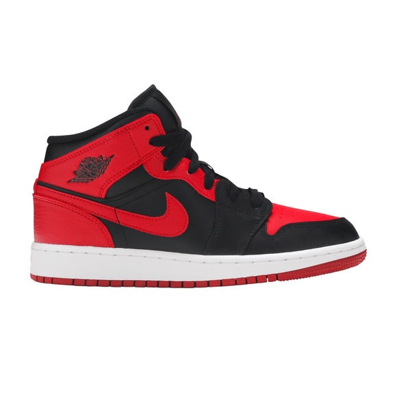 Air Jordan Mid(GS) Black Gym Red White 554725-074 Size 7Y